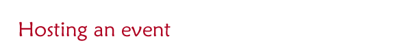 Hosting an Event